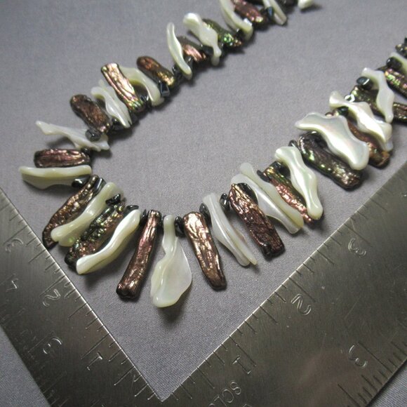 Piano Pearl Necklace, Matinee Length, 22 inches - Picture 6 of 6